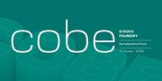 Cobe, a Sans Serif Font by Stawix (Thumbnail 1 of 6)