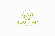 Mountain Journey Logo Badge Nature, a Branding & Logo Template by Signatoro (Thumbnail 2 of 3)