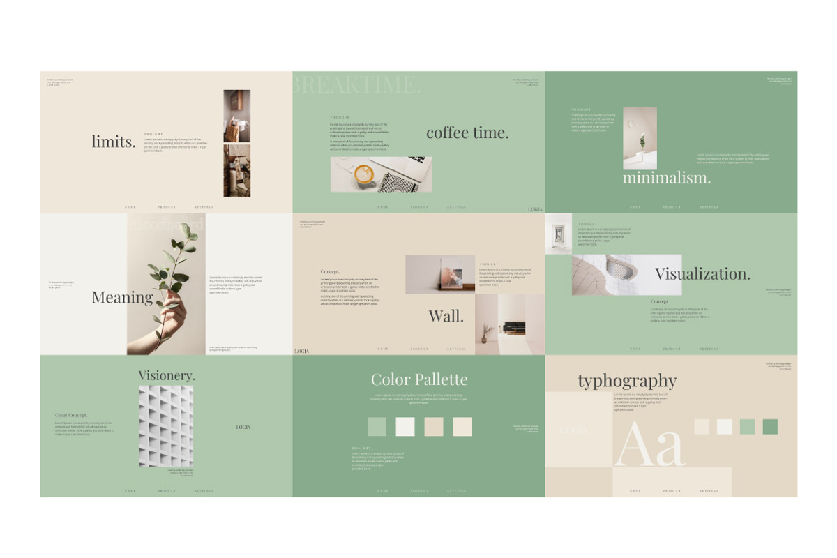 Logia - Brand Guidelines, a Presentation Template by Secret Visual (Photo 8 of 8)