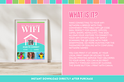 WiFi QR Code Sign - Pastel, a Flyer Template by SunshineStudioBoutique (Thumbnail 2 of 10)