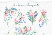 Watercolor Botanical Set, an Illustration by SOVA (Thumbnail 4 of 7)