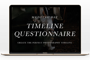 Wedding Timeline Question Form