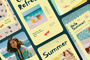 Summer Vibes Instagram Story, a Social Media Template by Annora Studio (Thumbnail 2 of 6)
