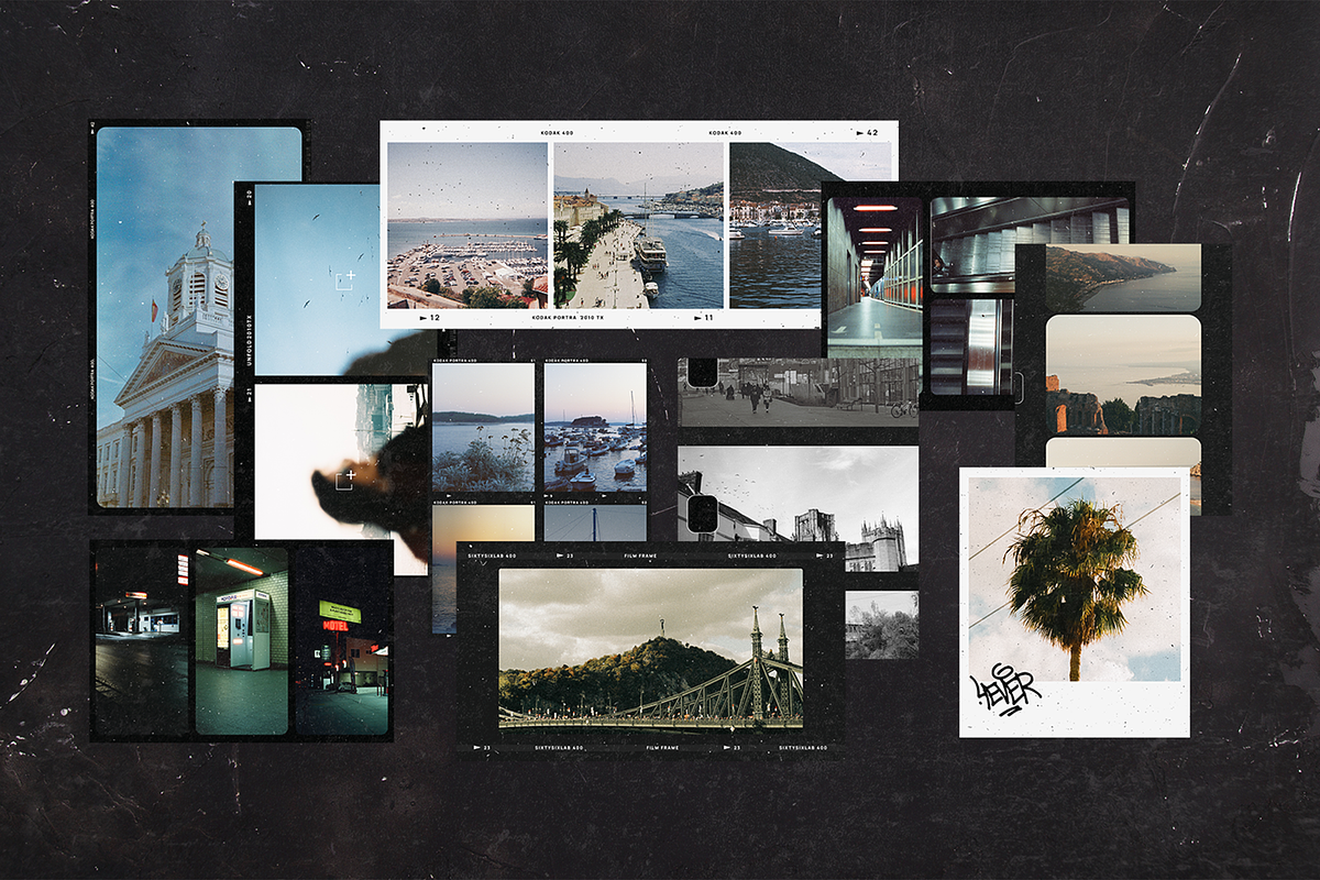 New Film Frame & Polaroid Bundle, a Mockup by Sixtysix Labs (Photo 8 of 18)