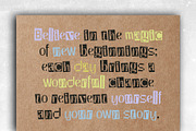 CS Goenka – Collage Font, a Sans Serif Font by Craft Supply Co. (Thumbnail 8 of 8)