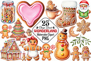 Gingerbread Wonderland Sweet Holiday, an Illustration by RobertsArt (Thumbnail 1 of 7)