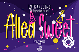Allea Sweet Display Handwritten