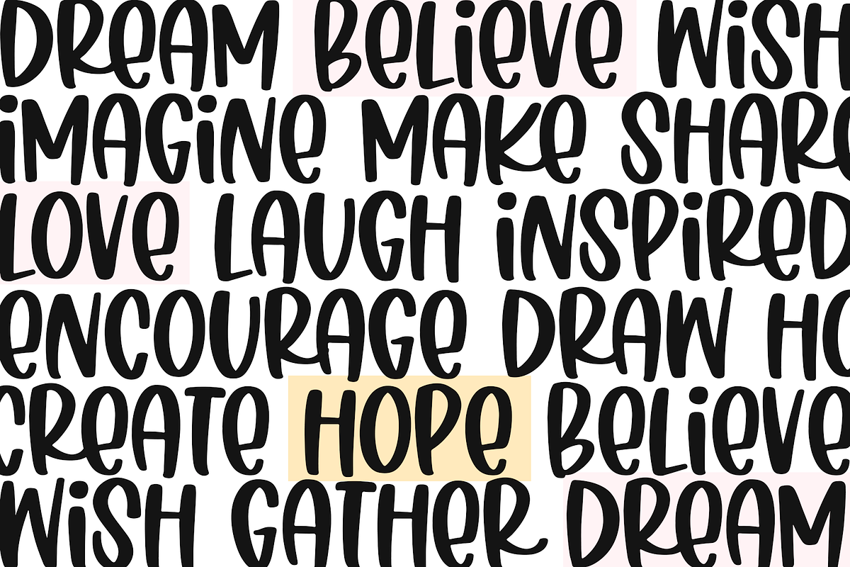 Reality | Fun Handwritten Font preview 6