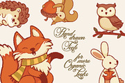 Whimsical Forest Friend - Vector Set, an Animal Illustration by Invisual Studio (Thumbnail 3 of 9)