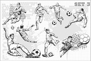 Soccer labels + 30 players, an Illustration by Digital-Clipart (Thumbnail 4 of 5)