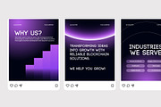 Blockchain Instagram Post, a Social Media Template by Izdihaar_Studio (Thumbnail 2 of 4)