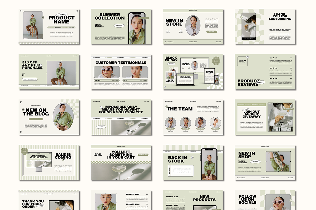 Email Marketing Newsletter Template, an Email Template by Branding Babe Co. (Photo 5 of 10)
