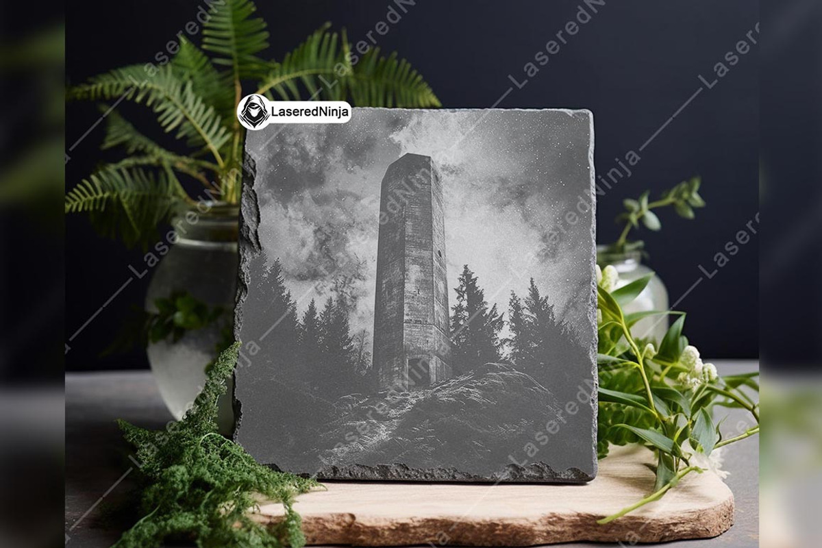 Octagonal Tower Ancient Stone Pillar