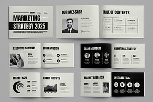 Marketing Strategy Plan Brochure, a Brochure Template by ContestDesign
