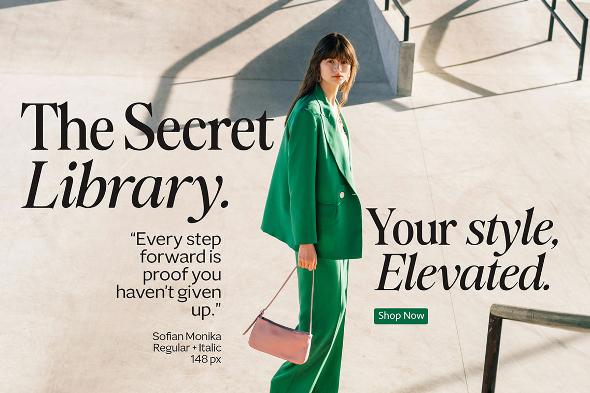 Sofian Monika Serif, a Serif Font by Mulkan Nazir (Photo 4 of 15)