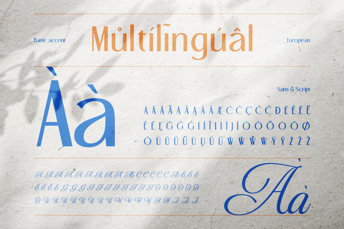 Beyna Elvani - Elegant Sans & Script, a Script Font by Burntilldead (Photo 11 of 12)