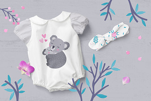 Koala Family Illustrations