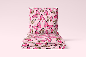 Pink Butterflies Pattern