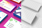Business Card Mockups - 10 Views, an Advertising Mockup by Illusiongraphic (Thumbnail 15 of 24)
