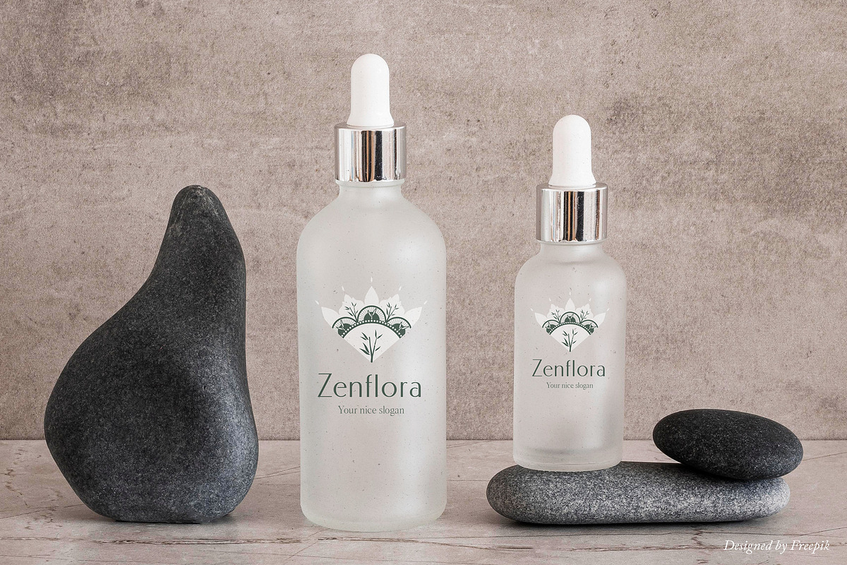 Elegant Floral Zen Logo - Canva & AI preview 5