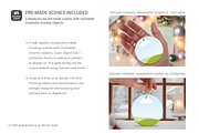 Round Ornament Canva Smart Mockup, a Mockup by Mockup Scene (Thumbnail 4 of 11)