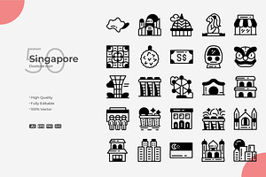 Singapore Duotone Icons, an Icon by Bloodline