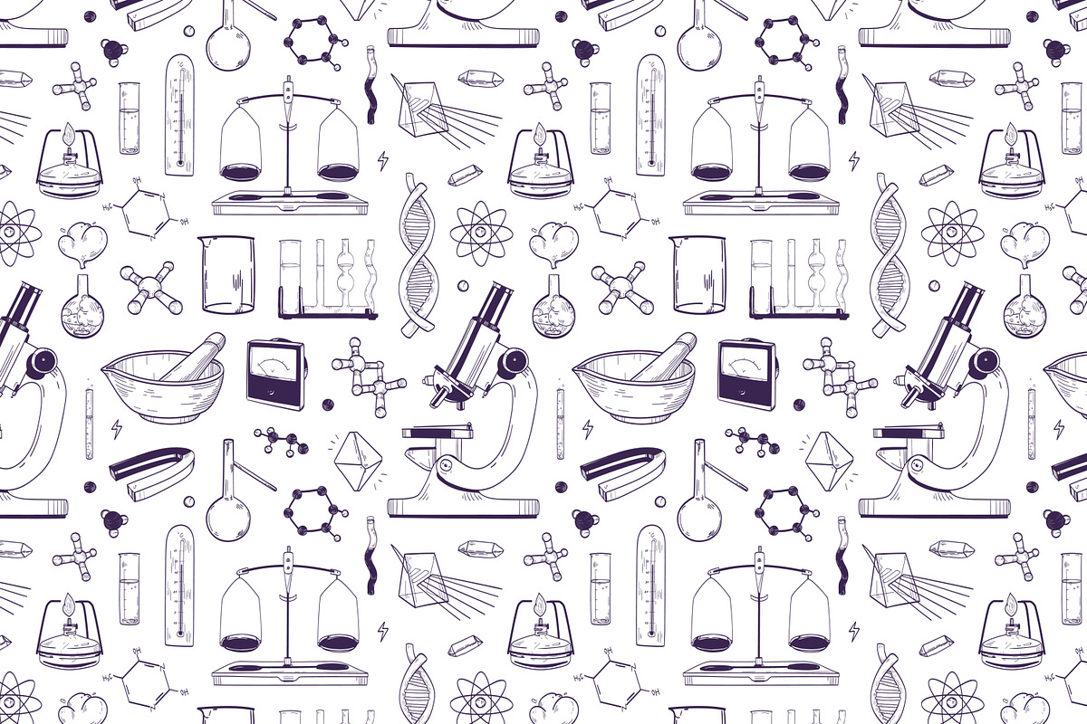 Chemistry and physics equipment set, an Education Illustration by Good Studio (Photo 5 of 9)