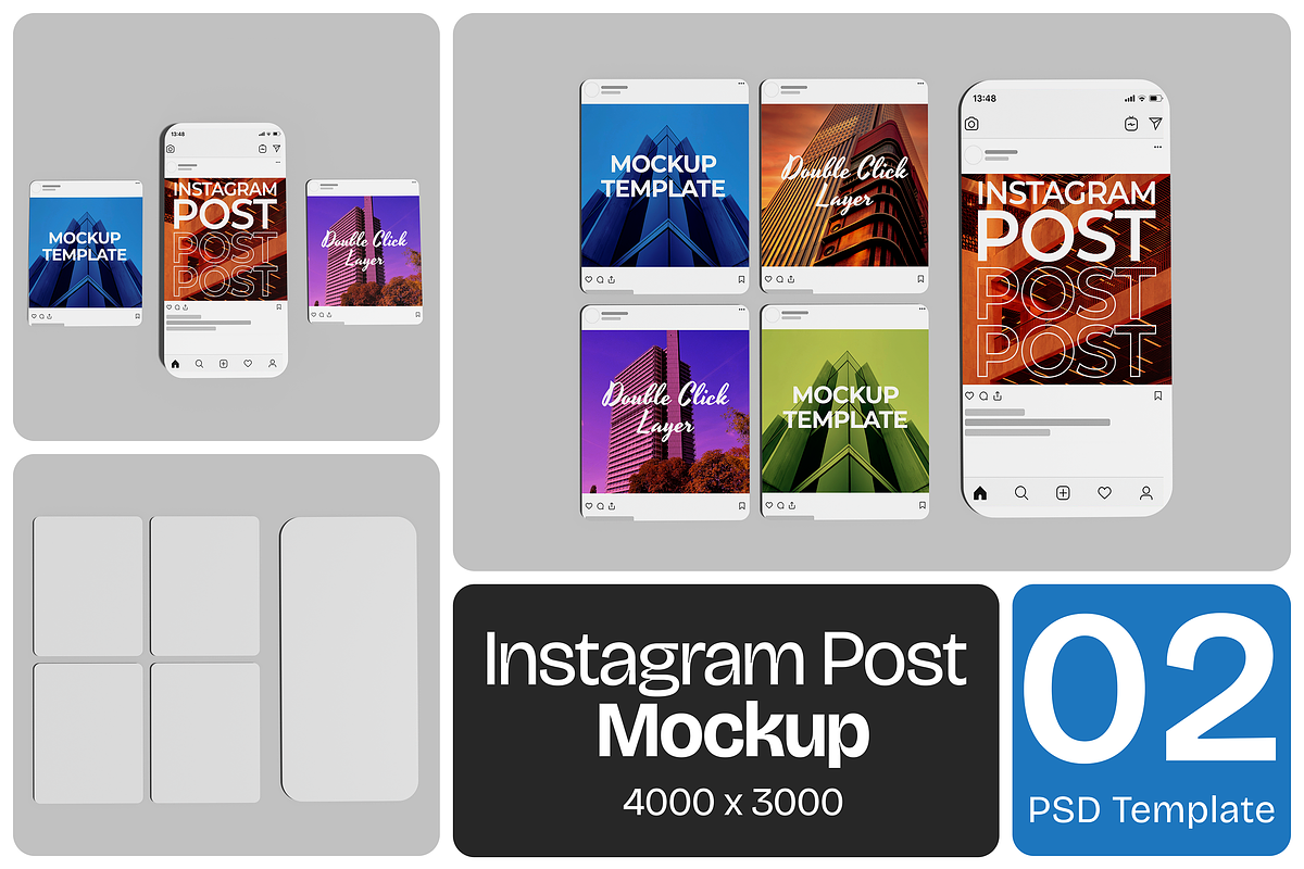 Instagram Post Mockup, an iPhone Mockup by Permadi Creative (Photo 1 of 3)