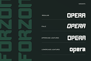 Forzon - Futuristic Display Typeface, a Sans Serif Font by Say Studio (Thumbnail 14 of 15)