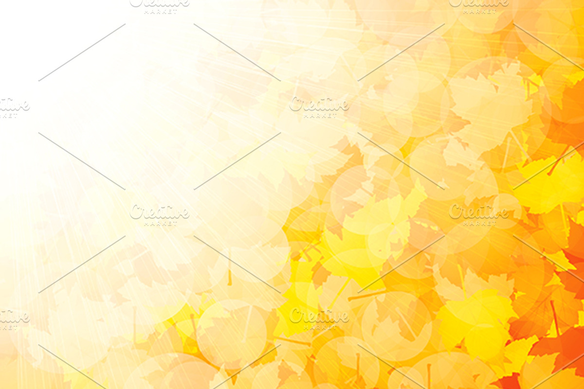 Autumnal leaves background, a Seasonal Illustration by gigello