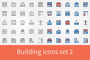 Building Icons Set 2