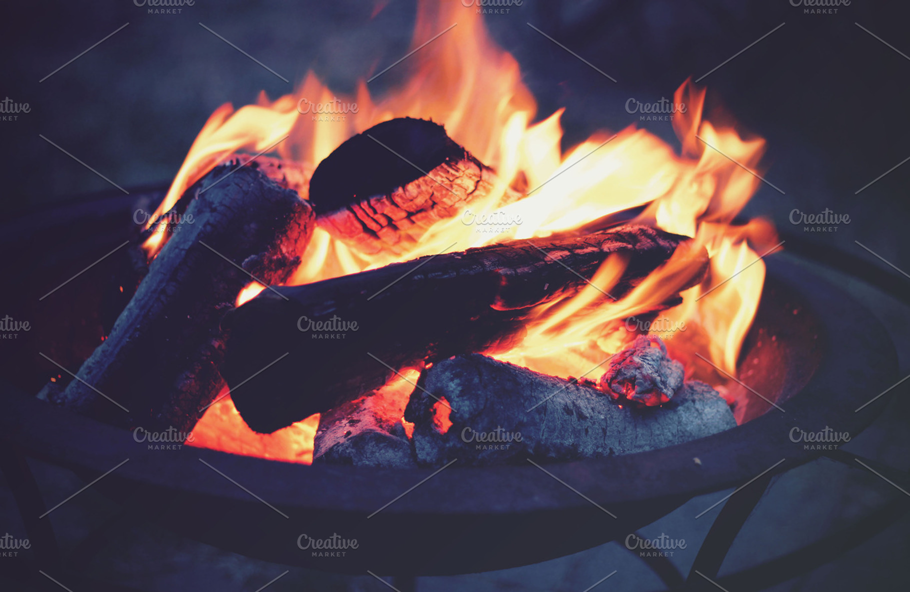 Fire pit featuring fire, fire pit, and flame, a Nature Photo by PepPhelan