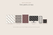 Damask & Ironwork Seamless Patterns, a Pattern Graphic by The October Creative (Thumbnail 9 of 12)