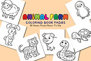Animal Farm coloring pages, an Education Illustration by Art Zooted (Thumbnail 1 of 7)
