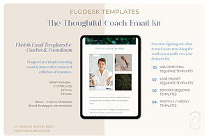 Thoughtful Coach Flodesk Email Kit, an Email Template by the Studio Libran
