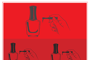 Stylish Nail Art Illustration, an Object Illustration by CarWrap design