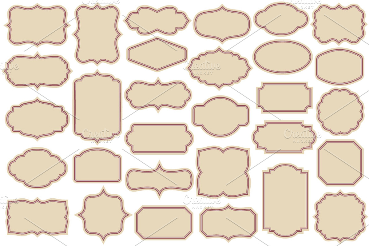 30 color frames in 6 styles, an Object Graphic by Wild Rose (Photo 5 of 8)