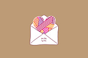 Greeting cards & pattern, a Card Template by Tkoko vectors & patterns (Thumbnail 7 of 7)