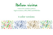 Italian riviera - floral seamless, a Pattern Graphic by Katerina Tova (Thumbnail 2 of 14)