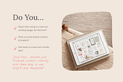 Abstract Pinterest Templates CANVA, a Social Media Template by Elissa Mae Creative (Thumbnail 9 of 14)