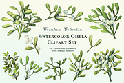 Christmas plants. Cliparts+ wreaths., an Illustration by OlyaGutArt (Thumbnail 4 of 7)