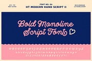 Modern Lettering Fonts Collection, a Script Font by Heritage Type Co. (Thumbnail 15 of 21)