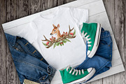 Forest Wonders Watercolor clipart, an Illustration by Happy Sloth Graphics (Thumbnail 16 of 16)