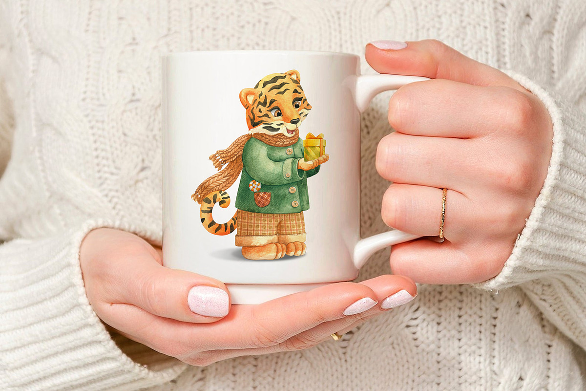 Tiger's winter collection, an Animal Illustration by Lososenok (Photo 1 of 3)
