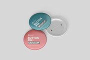 Pin Button Mockup, an Advertising Mockup by tiyasprabawa (Thumbnail 4 of 5)