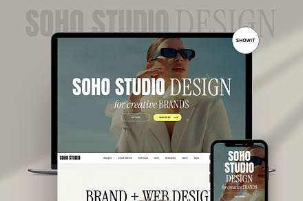 Showit Website | Designer Portfolio, a Websites & App Template by Superhero Design Co.