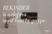 Bekinder, a Serif Font by Gatype (Thumbnail 5 of 11)