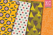 Camping clip art pack with papers, an Illustration by Katy Clemmans (Thumbnail 4 of 5)