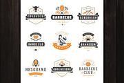 18 Barbecue Logos and Badges, a Branding & Logo Template by Vasya Kobelev (Thumbnail 2 of 14)