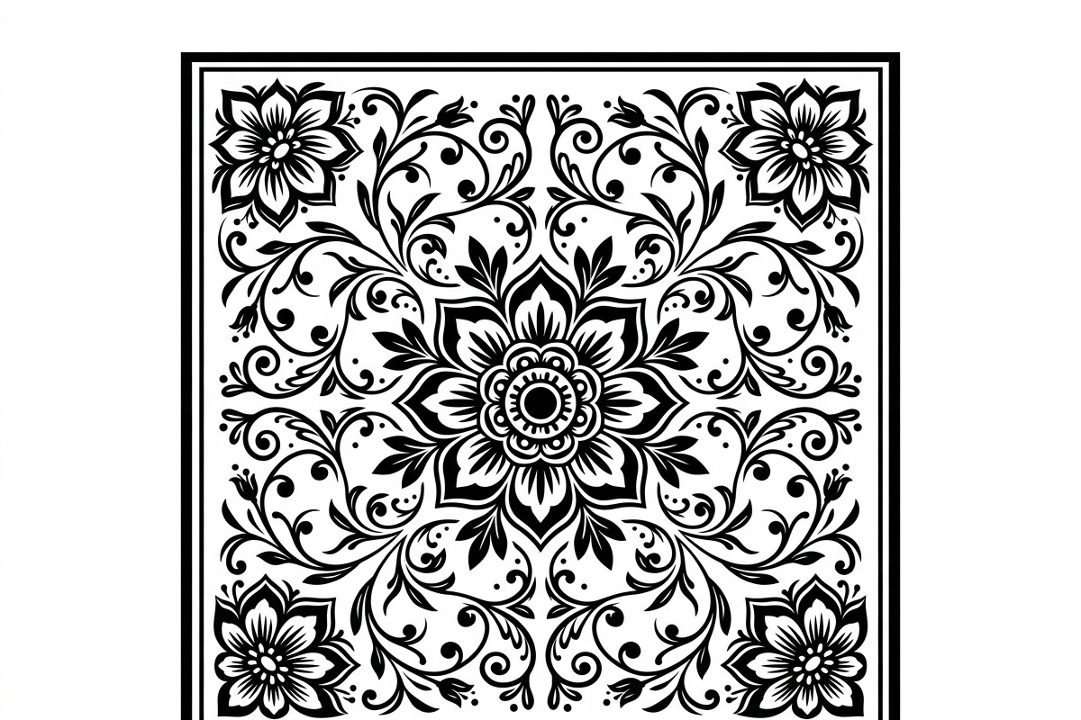 50 Elegant Floral Ornament Bundle, a Decorative Illustration by Amazin_art (Photo 6 of 29)